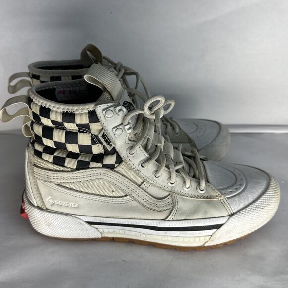 VANS Sk8-Hi Gore-tex Checkered Snow Boots Men's 7.5 - Picture 10 of 10